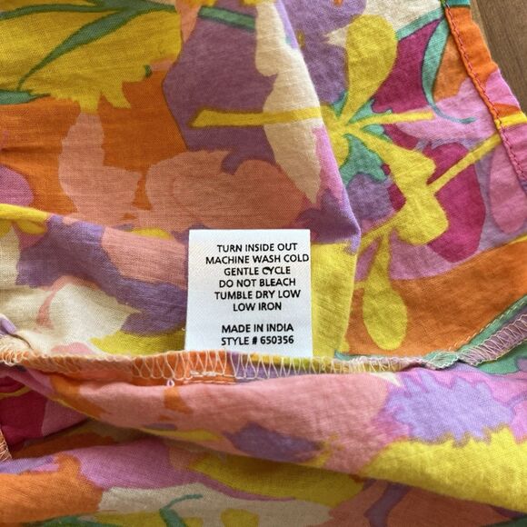 Ivy Jane Women's Top Size Sm Running Stitched Top Boho Colorful Embroidered Cute - Picture 7 of 9